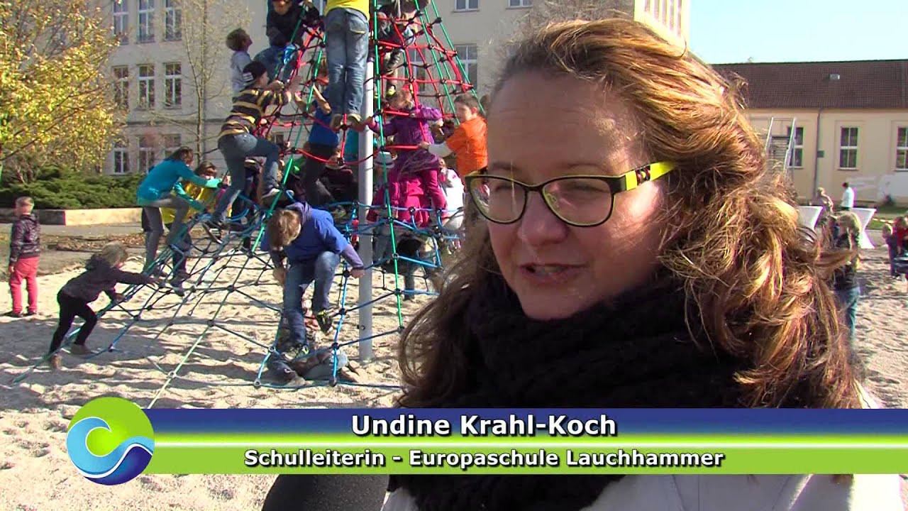 Neuer Spielplatz für die Europaschule Lauchhammer