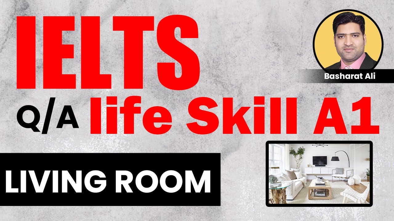 IELTS A1 life skills question & answer | LIVING ROOM | question & answer on FAVORITE ROOM | ROOM
