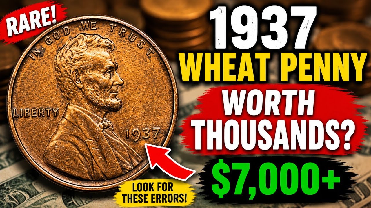 1937 Wheat Penny Worth THOUSANDS? Rare Error Coins That Could Make You Rich!