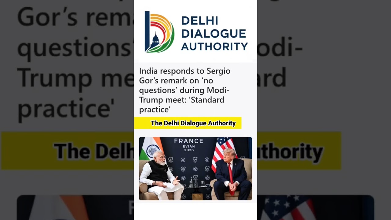 India responds to Sergio Gor&rsquo;s remark on &lsquo;no questions&rsquo; during Modi-Trump meet: Standard practice
