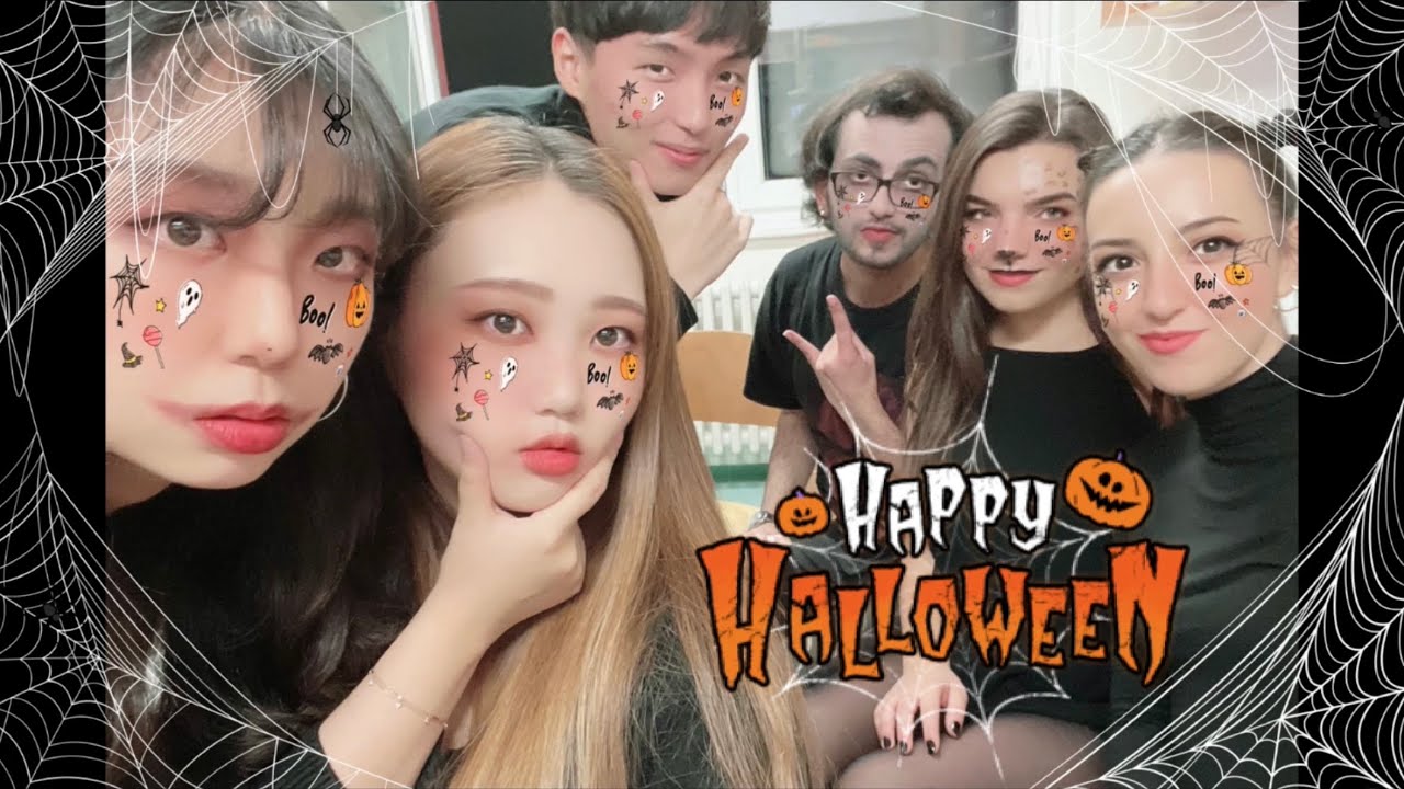 [체코 교환학생] 외국에서 즐기는 할로윈 파티🎃 (with 외국인 친구들, 전통음식, 술, 게임 등등!) Halloween Party in Foreign Countries