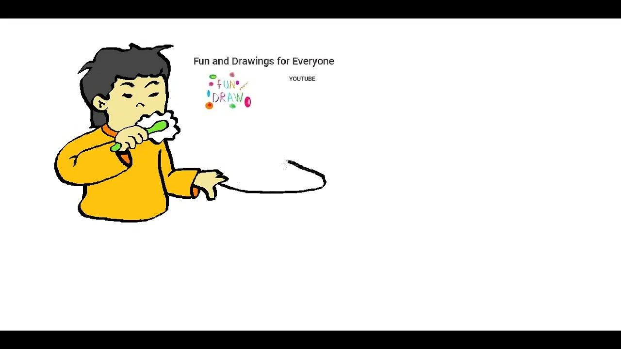 Comment dessiner une personne qui se brosse les dents