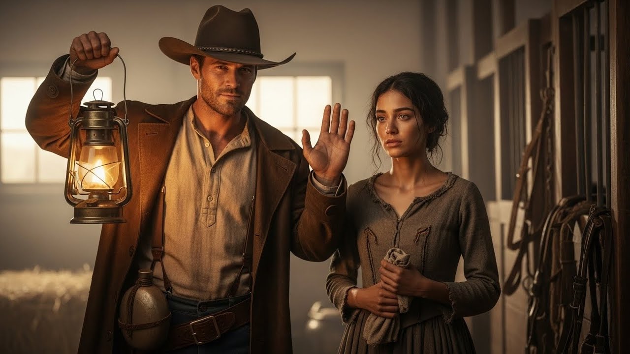 The Cowboy Found Her Sleeping in His Stable, She Apologized But He Said "Stay as Long as You Need"