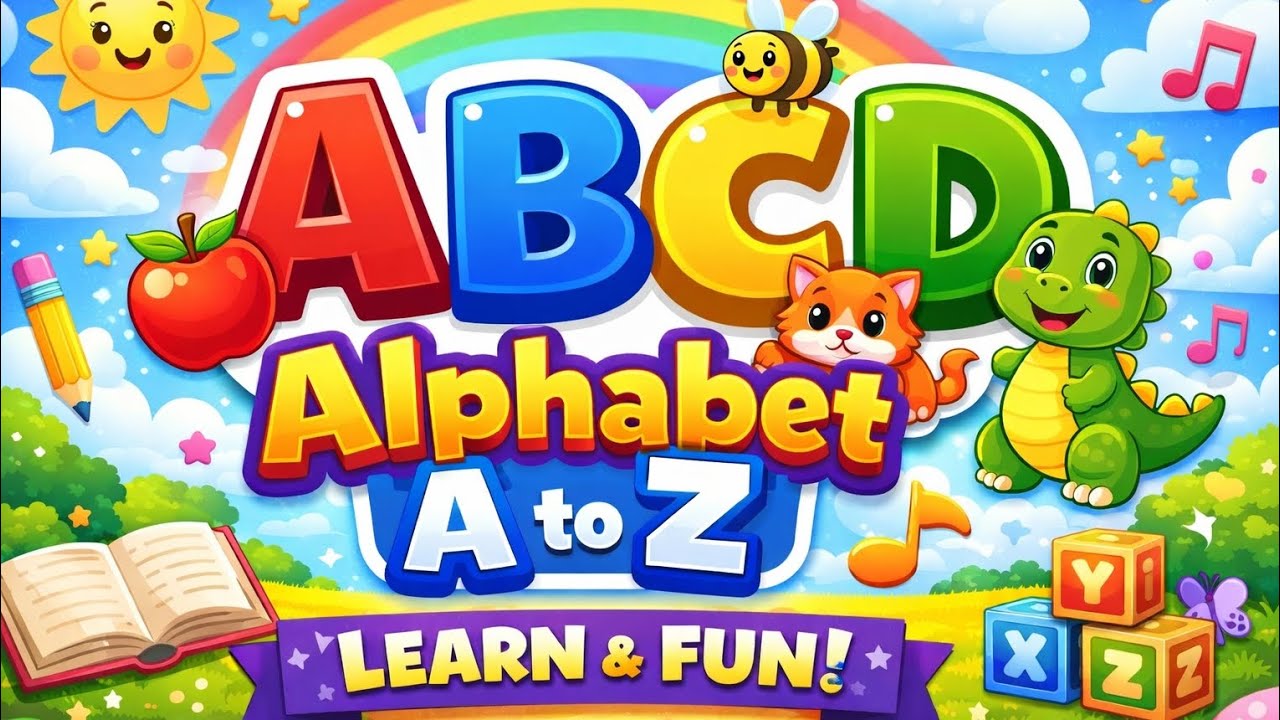 🌈✨ABCD Alphabet A to Z for Kids | Learn English Alphabets with Fun! 🎵📚📖🎶✨ ‎⁨@ZASKidstv1327