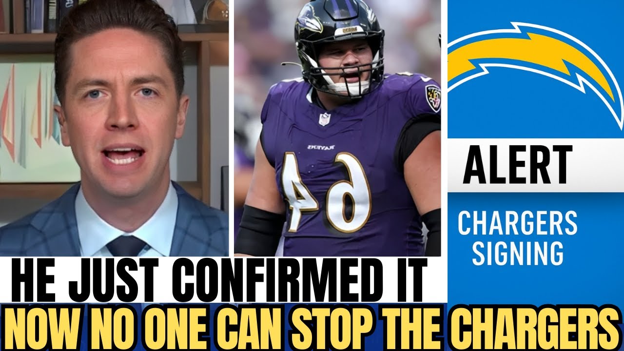 😱💣LOS ANGELES CHARGERS CHOOSE A CENTER AND FANS CELEBRATE ITS ARRIVAL!