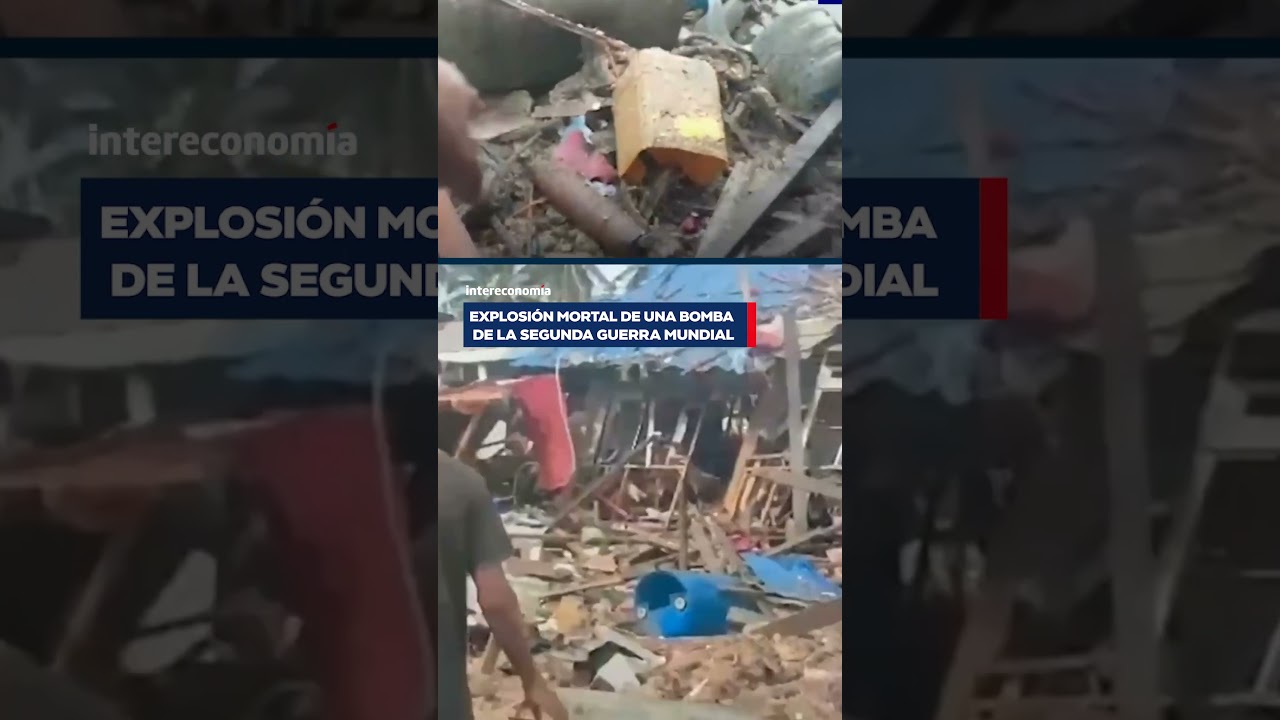 🚨💥 Explosi&oacute;n mortal de una bomba de la Segunda Guerra Mundial | Peligros de un conflicto pasado
