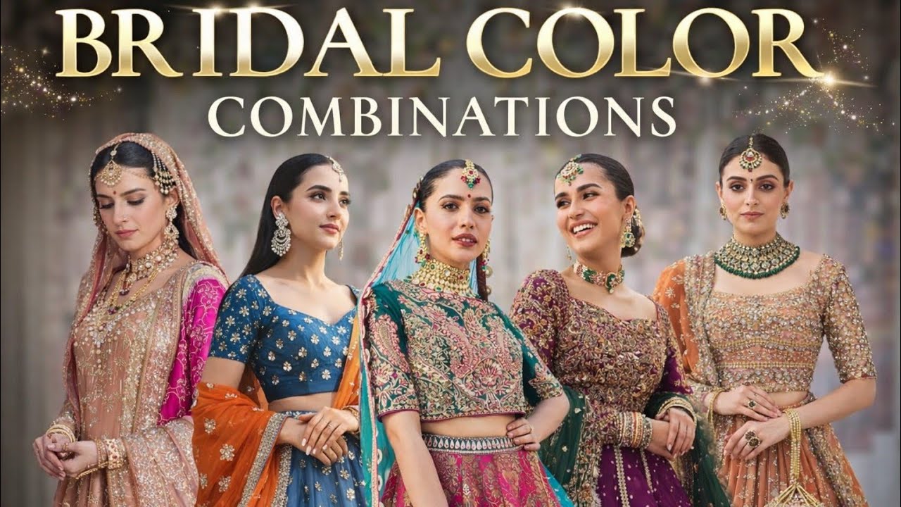 Bridal Lehenga Color Combinations Inspiration