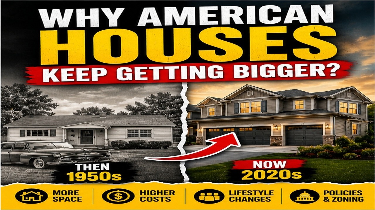 Why American Houses Keep Getting Bigger?