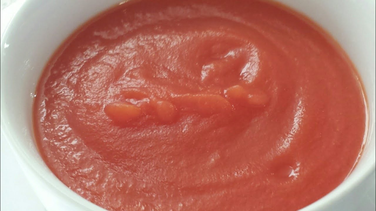 Homemade Tomato Sauce Recipe - How To Make Tomato Puree - Tamater Ki Puree