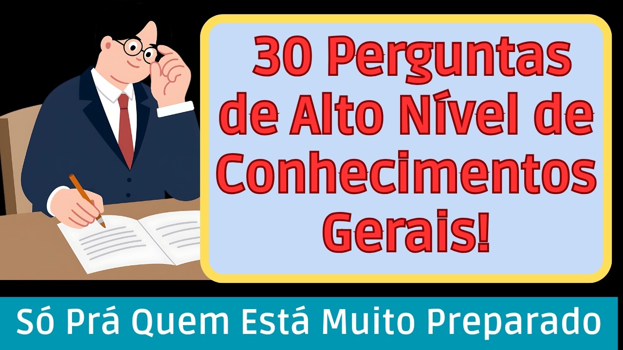 Os Melhores Desafios de Conhecimentos Gerais | Destinado à elite do conhecimento!q65