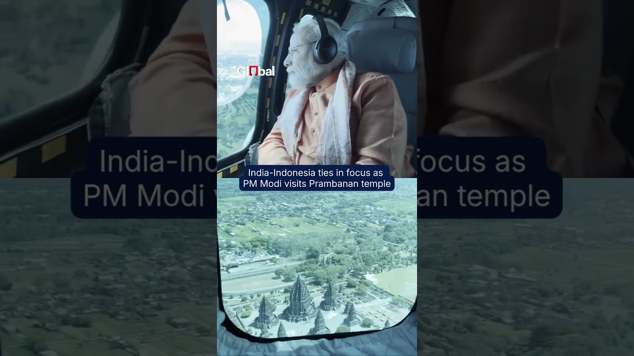 PM Modi Shares Journey to Prambanan Temple With Indonesia's President Prabowo Subianto