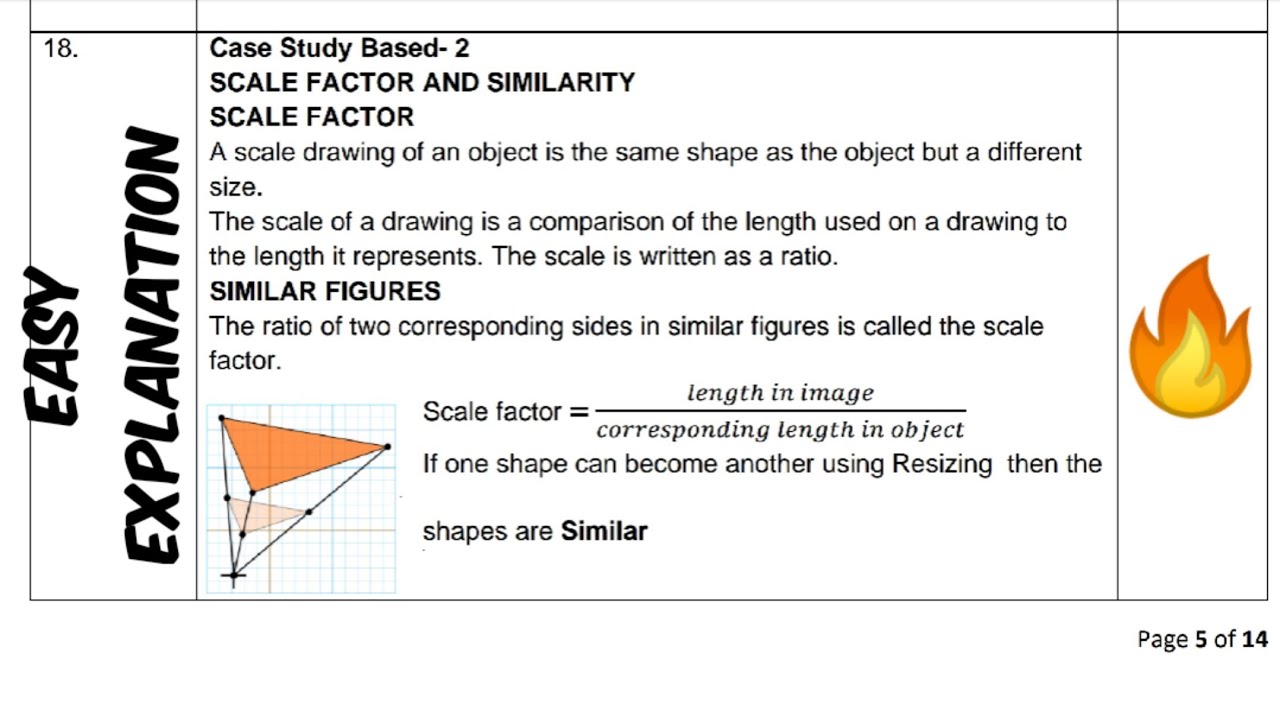 a scale drawing of an object is the same shape as the object but a different size | case study-2