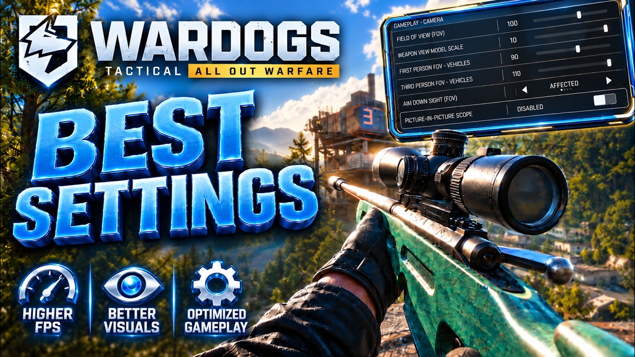 Лучшие настройки WARDOGS для МАКСИМУМА FPS и КАЧЕСТВА! (Конкурентное преимущество)