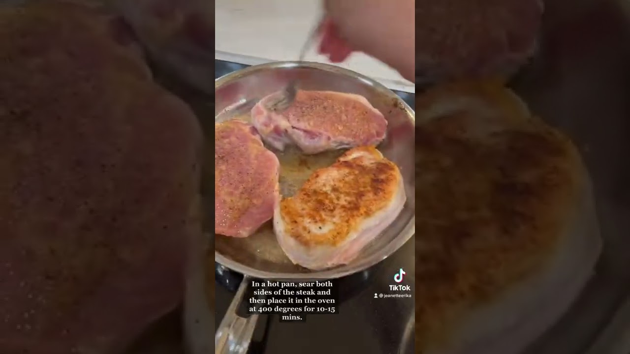 Boneless Pork chops, simple and tasty!