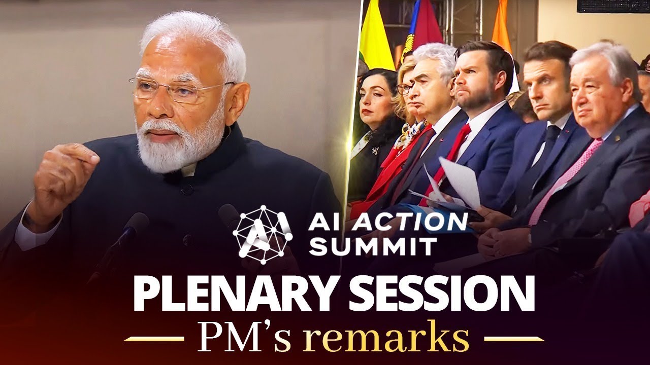Indian PM Modi's Full Speech at Paris AI Summit 2025 | AC1G