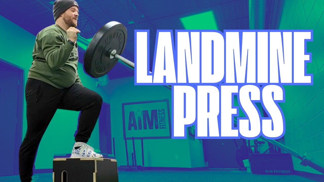 Captain Morgan Stance Single Arm Landmine (Anti-Rotation Shoulder Strength)