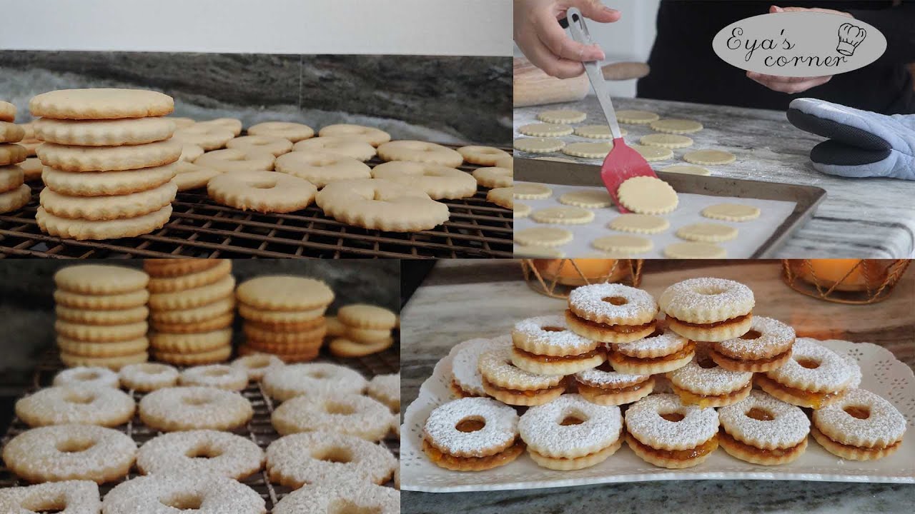 صابلي روعه يذوب بالفم - Recette des sablés a la confiture
