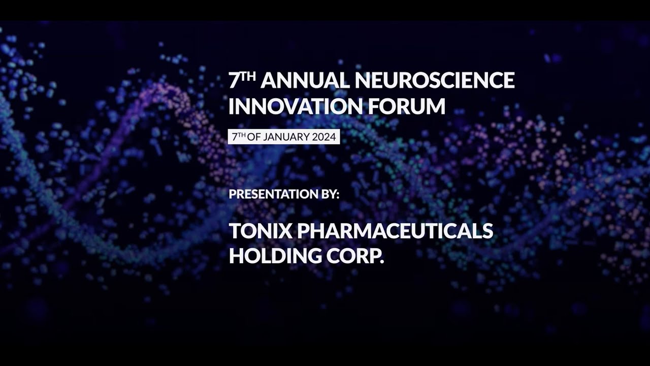 Tonix Pharmaceuticals Holding Corp. @ Sachs_NIF