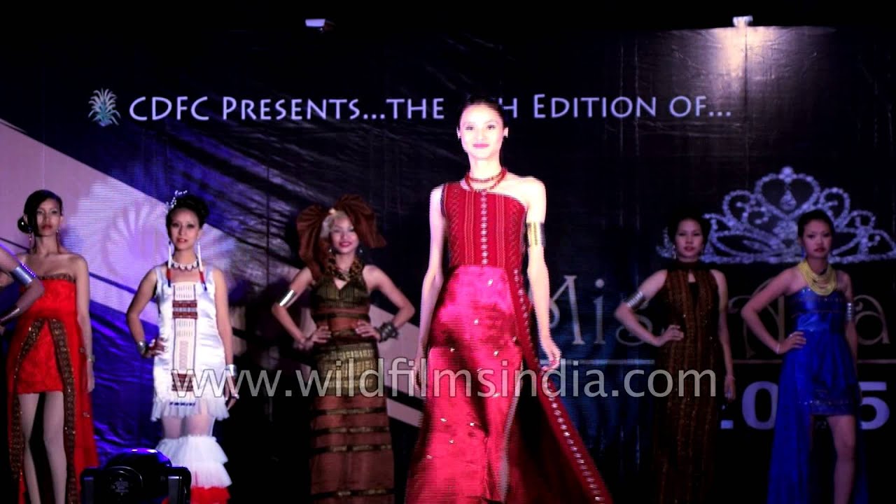Women of India - Evening Gown round : Miss Apatani 2015 Arunachal Pradesh