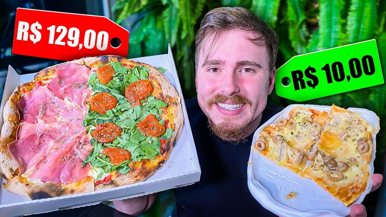 Pizza mais cara e mais barata do Ifood 6