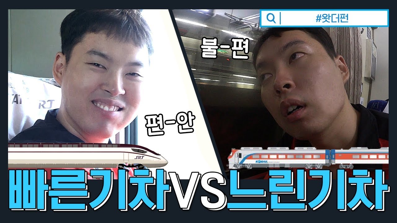 빠른 vs 느린 기차 극과극 비교 체험 - 90년대 이후 최초로 무궁화호 타봤습니다