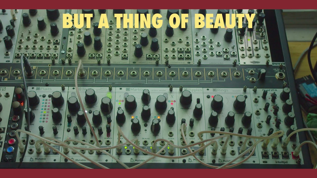 Mutable Instruments MARBLES and Rings (and PLAITS) into CLOUDS aka BEADS #electronicmusic