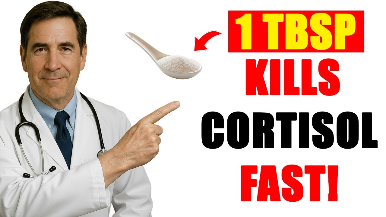 Always Waking Up at Night? - 1 TBSP Lowers Cortisol FAST To Fall Back Asleep | Dr Sam Senior Health