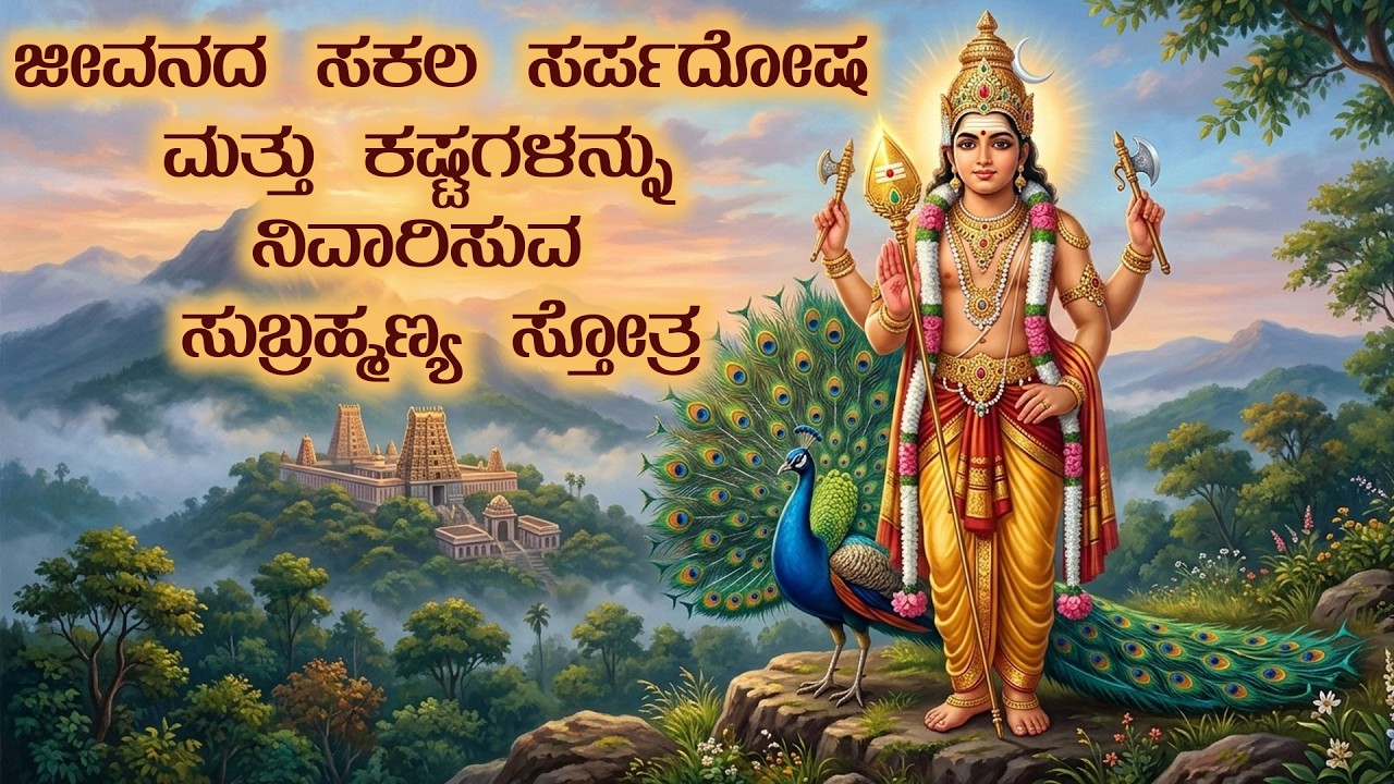 ಸುಬ್ರಹ್ಮಣ್ಯ ಸ್ವಾಮಿಯ ಶಕ್ತಿಶಾಲಿ ಸ್ತೋತ್ರ | ಕಷ್ಟಗಳೆಲ್ಲ ದೂರವಾಗಲು ಈ ಸ್ತೋತ್ರ ಕೇಳಿ