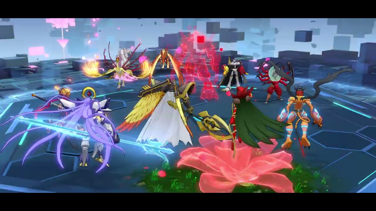 Digimon New Century - All-Out Combat Challenge Courage Pioneer - Nezhamon Battle Showcase  威灵兽 ナタモン
