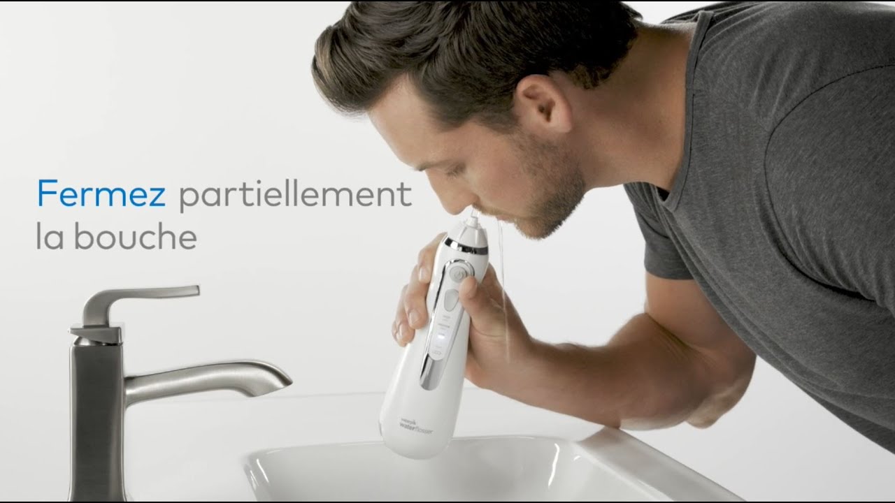 Apprenez &agrave; utiliser un hydropulseur Waterpik&reg; Sans Fil Advanced WP-560