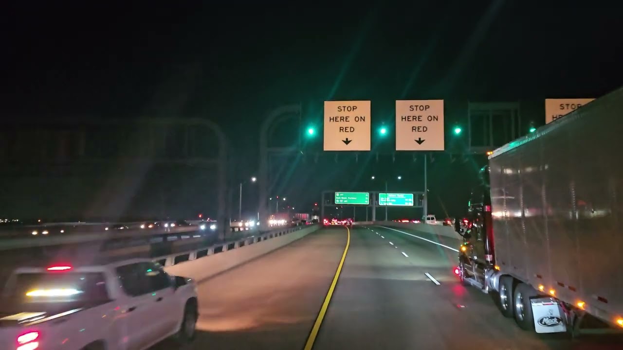waiting on the Woodrow Wilson Bridge