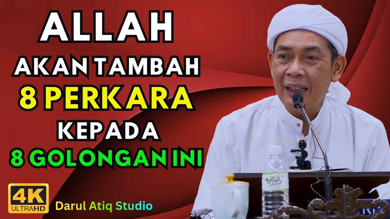 Ustaz Ahmad Rizam - ALLAH AKAN TAMBAH 8 PERKARA KEPADA 8 GOLONGAN INI