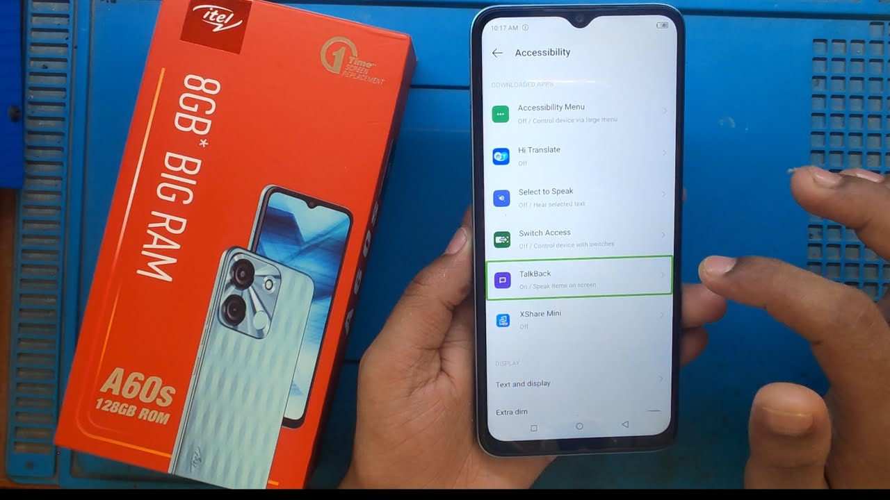 itel A60s [A662L] Automatically Talking Turn Off (TalkBack Off) Green Line Problem