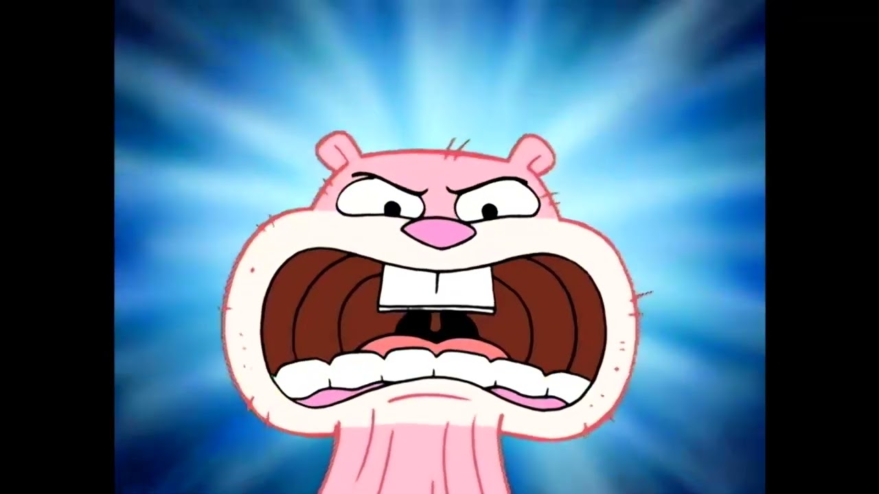 Super Angry Sandy at SpongeBob and Patrick for 10 Hours
