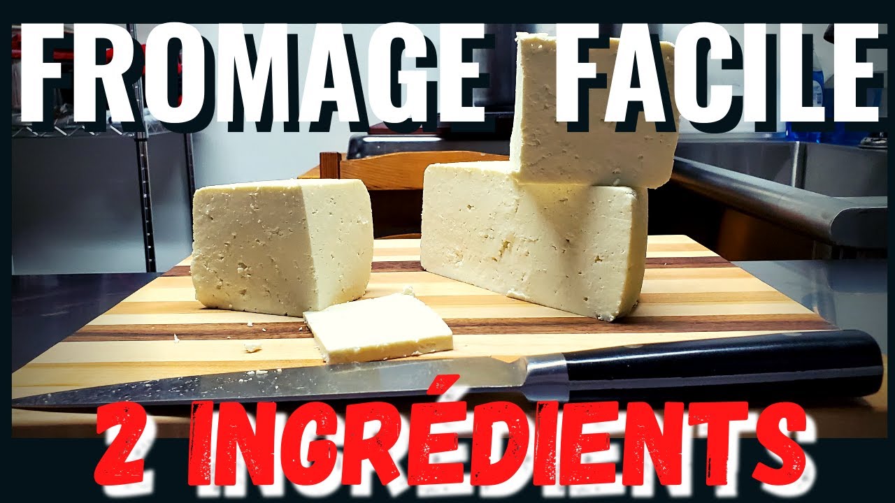Fromage maison FACILE (Sans présure ni ferment : Queso Blanco !)
