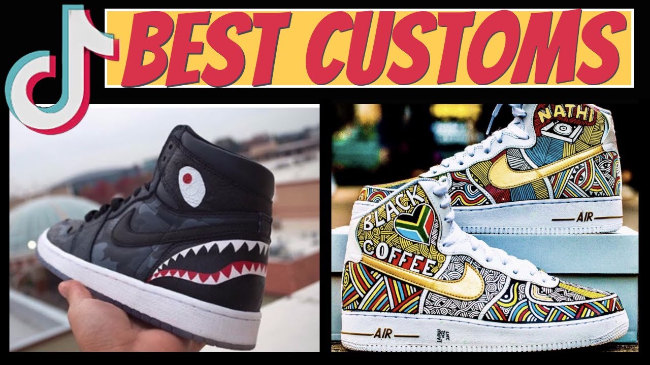 New Custom Sneakers 2021 | TikTok Compilation | Painting on Shoes