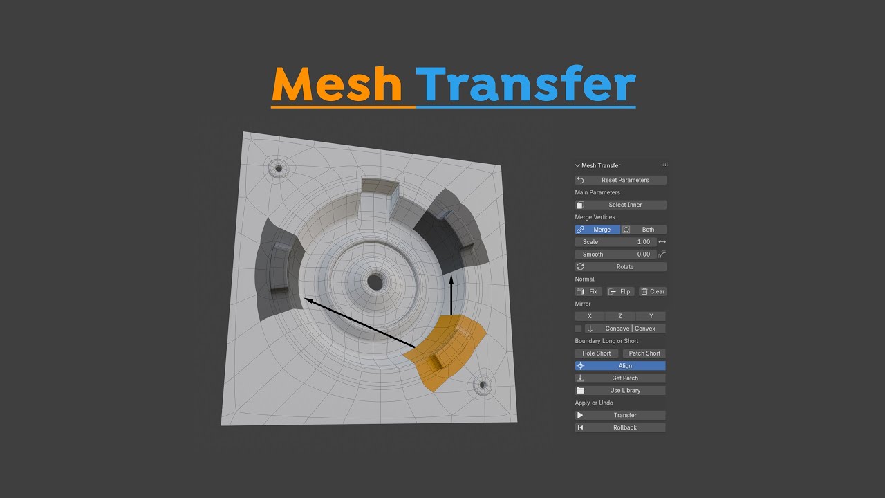 Mesh Transfer v1.0 | Blender Add-on