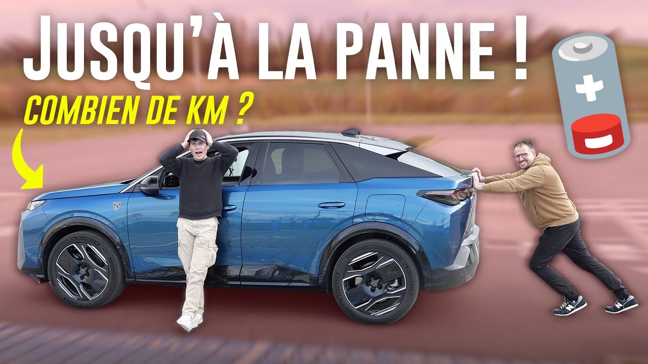 Peugeot e-3008 électrique: Quelle distance peut-on parcourir avec 0% de batterie ?