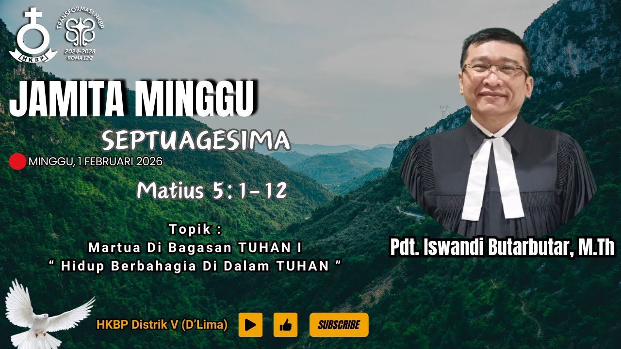 Jamita Minggu | Matius 5:1-12 | Minggu, 1 Februari 2026