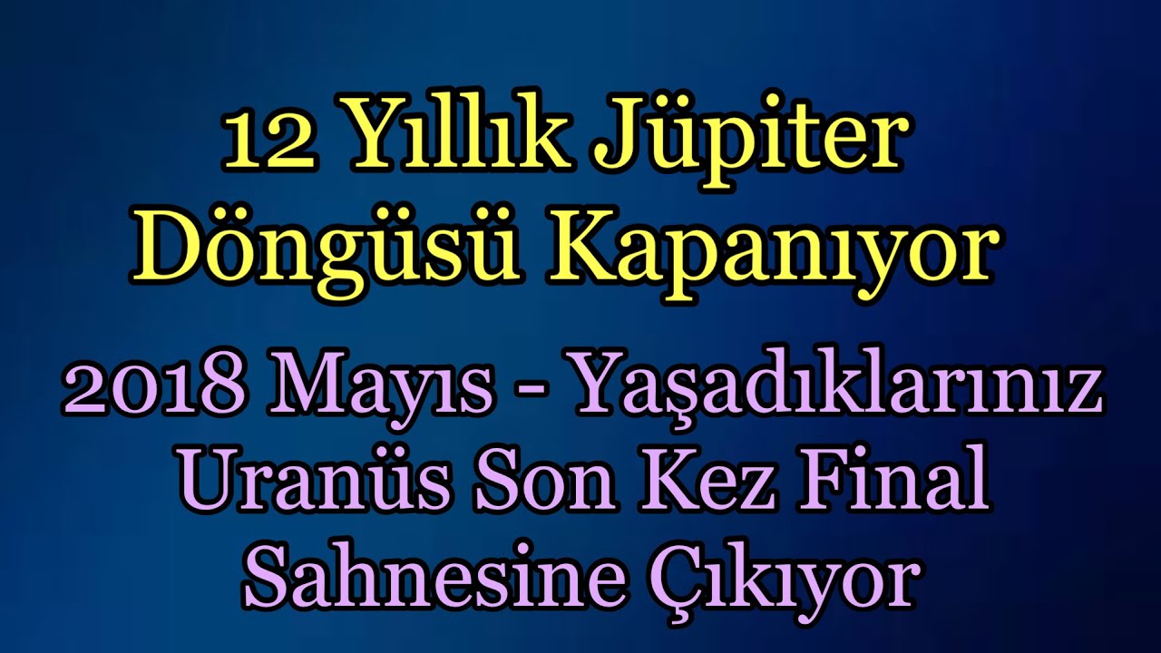 J&uuml;piter Retrosu - Uran&uuml;s Boğa Burcuna Geri D&ouml;n&uuml;yor T&uuml;m Bur&ccedil;lar 