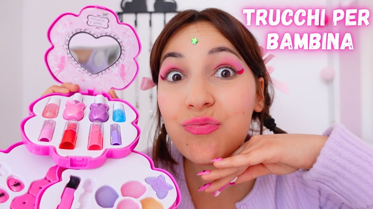MI TRUCCO CON I TRUCCHI PER BAMBINA! kids makeup challenge!