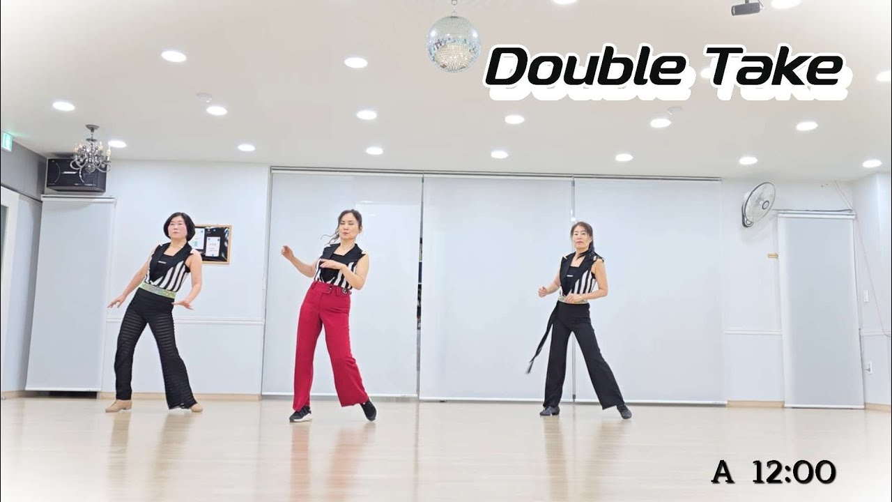Double Take🍀 Line Dance Demo ## 대구시 수성구 지산동 홍라인댄스 010- 5003 -2606