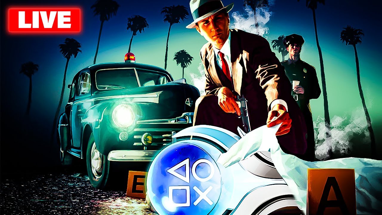 🔴Cleaning Up My Trophy Backlog -  LA NOIRE!