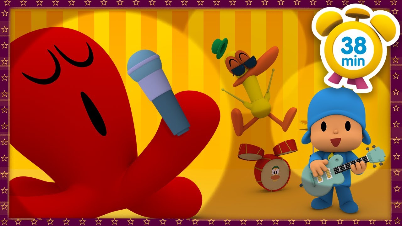 🐙🎶CANCIONES INFANTILES de POCOYÓ 🐙🎶 - Canción de Pulpo [ 38 min ] | Caricaturas y dibujos animados