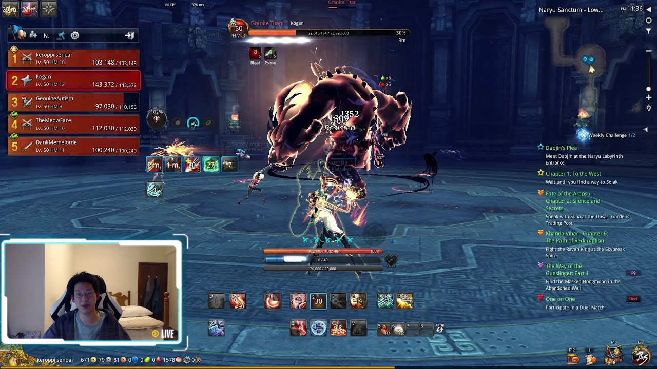 [B&S] Naryu Sanctum Guide [Normal Mode]