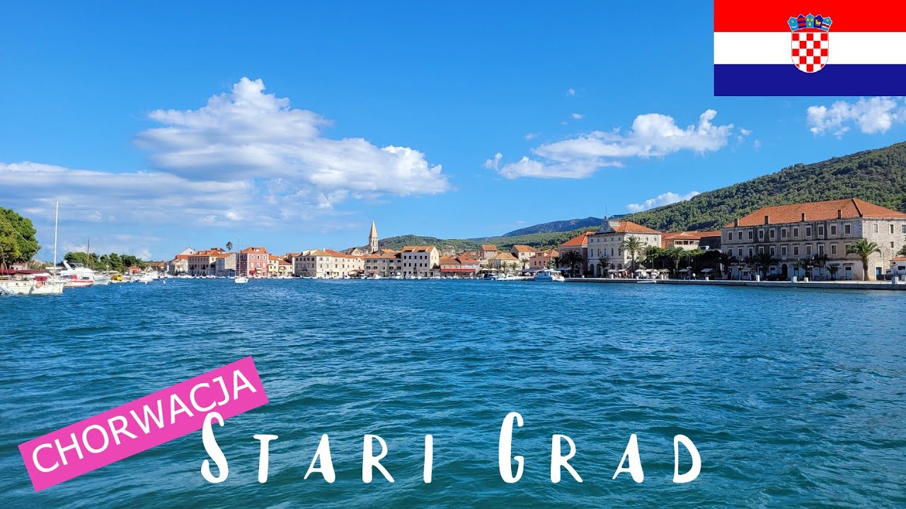 Chorwacja ☀️ Najstarsze miasto na wyspie Hvar - Stari Grad