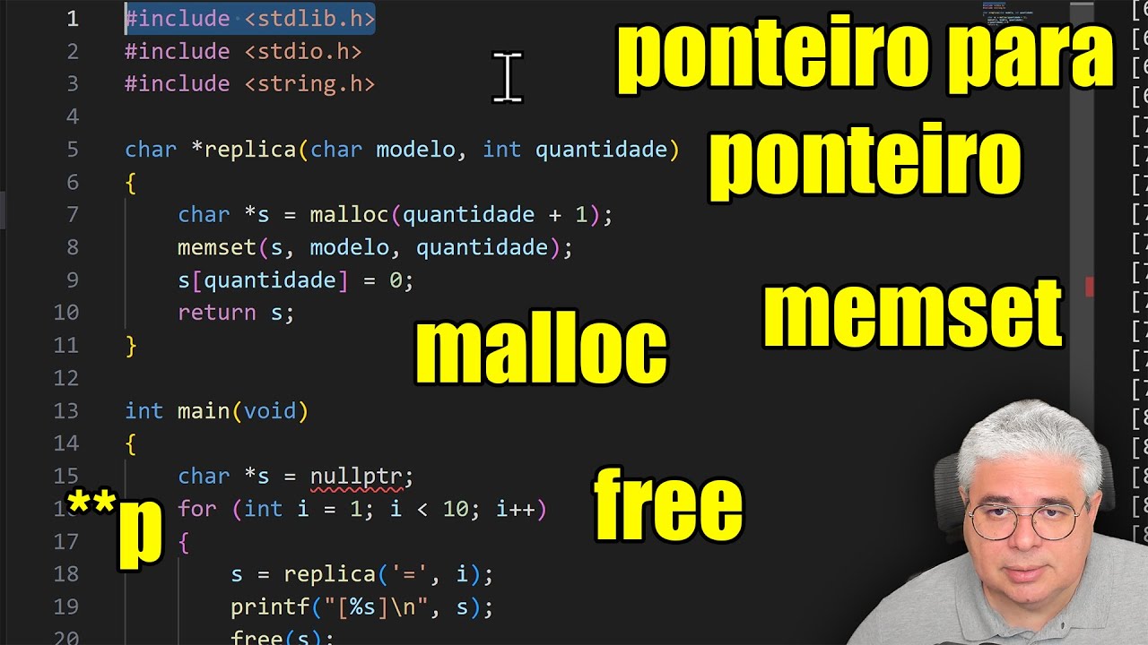Ponteiros e alocação dinâmica - Parte 2/5 - Linguagem C para quem programa em Python