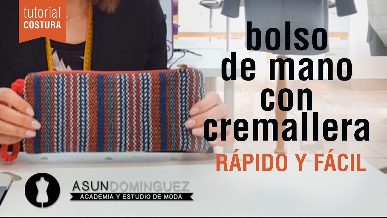 Coser Bolso de mano o neceser muy fácil - ACADEMIA ASUN DOMÍNGUEZ
