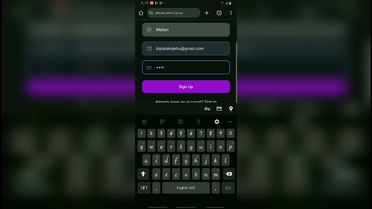 HOW TO CREATE AN ACCOUNT ON CIKAMO