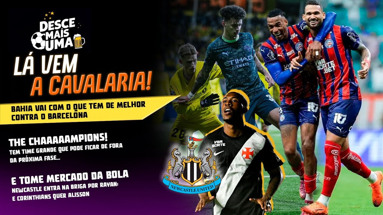 BAR FC #43 - COM O TIME COMPLETO, BAHIA ATROPELAR O BARCELONA É OBRIGAÇÃO?